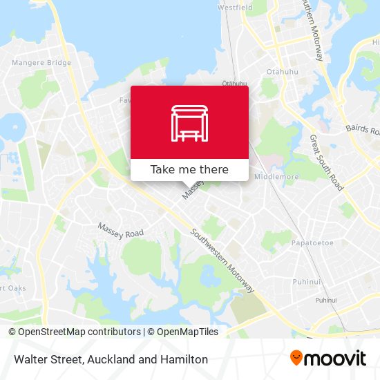 Walter Street map