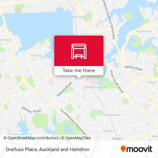 Dreifuss Place map