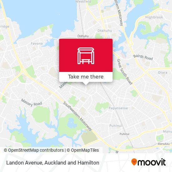 Landon Avenue map