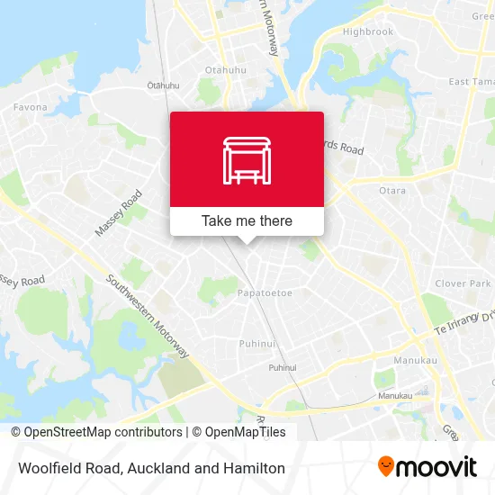 Woolfield Road map