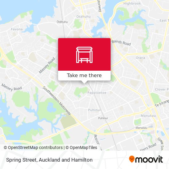 Spring Street map