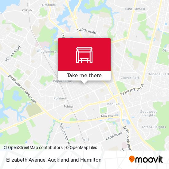 Elizabeth Avenue map