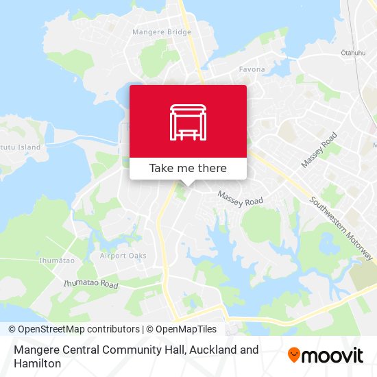 Mangere Central Community Hall map