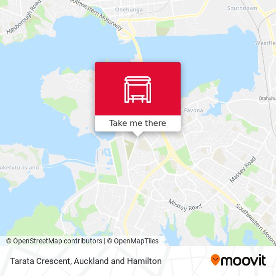 Tarata Crescent map