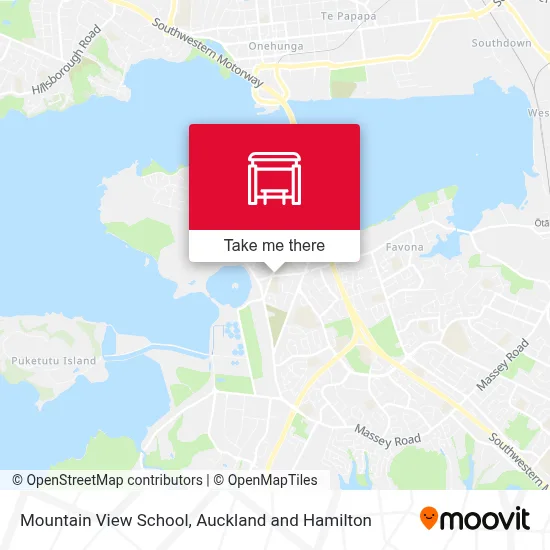 Mountain View School map