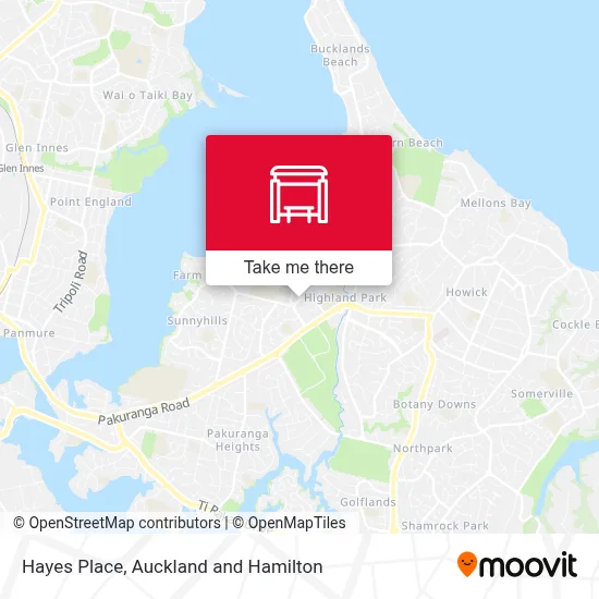 Hayes Place map