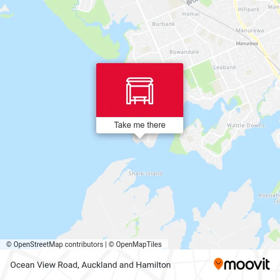 Ocean View Road map