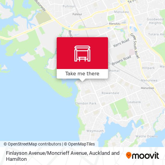 Finlayson Avenue / Moncrieff Avenue map