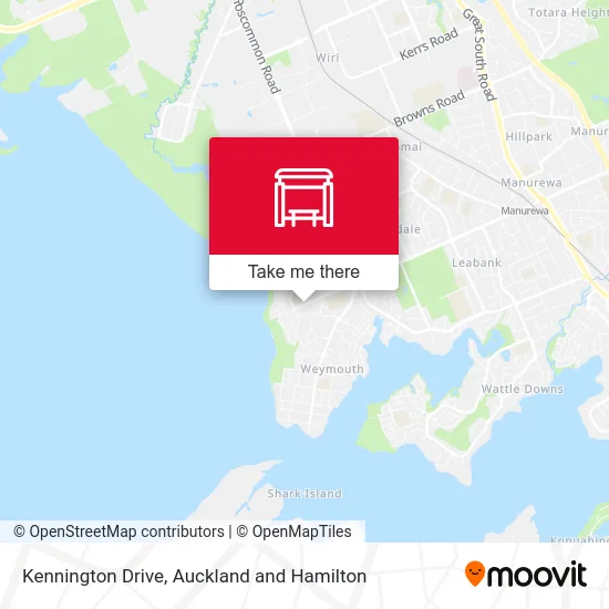 Kennington Drive map