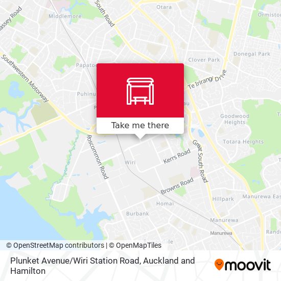 Plunket Avenue / Wiri Station Road地图