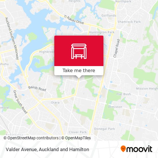 Valder Avenue map