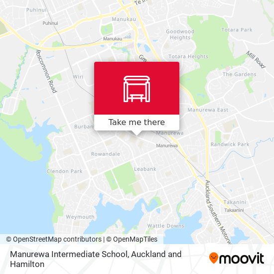 Manurewa Intermediate School map