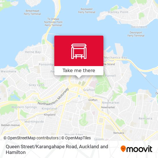 Queen Street/Karangahape Road map