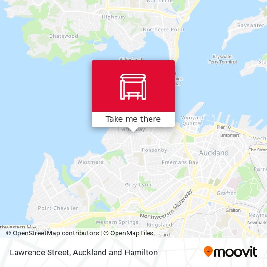 Lawrence Street map