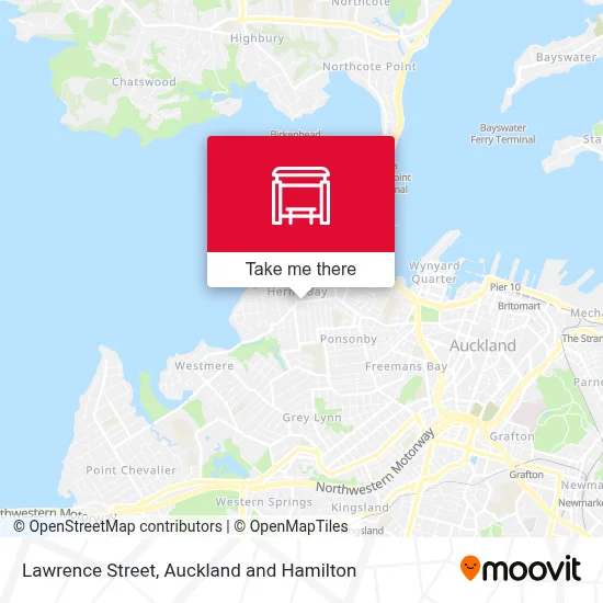 Lawrence Street map