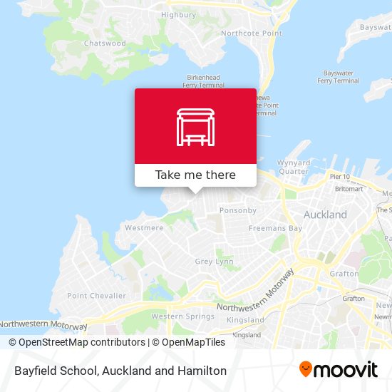 Bayfield School map