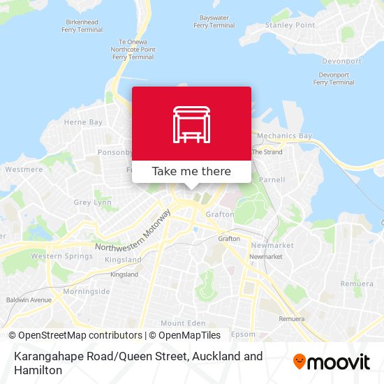 Karangahape Road/Queen Street map