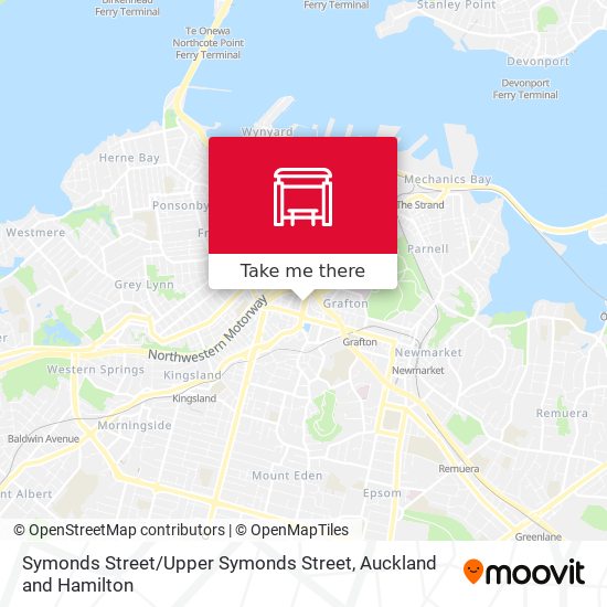 Symonds Street / Upper Symonds Street地图