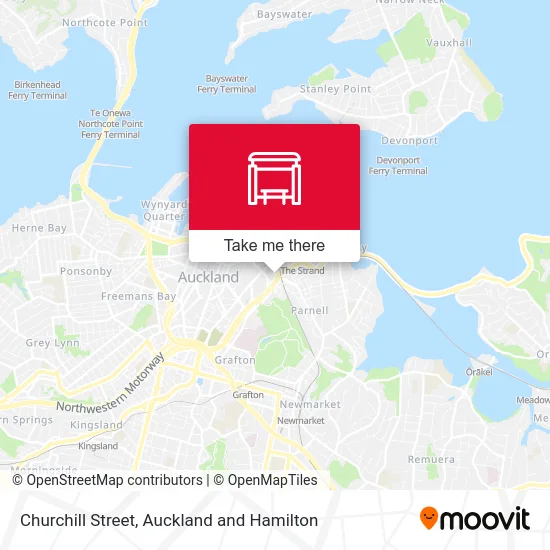 Churchill Street map