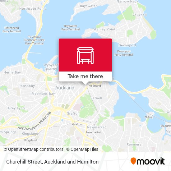 Churchill Street map