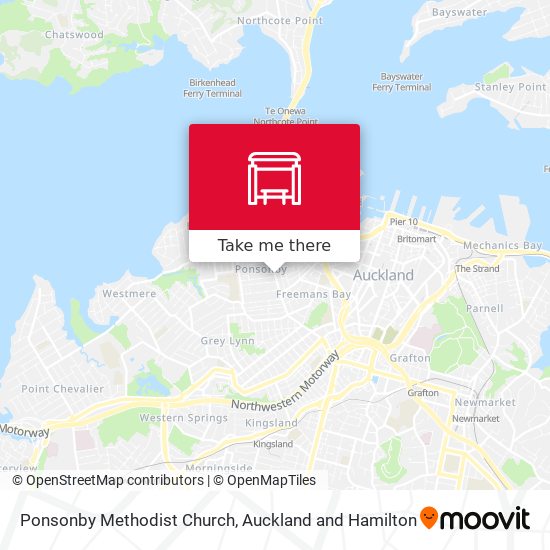 Ponsonby Methodist Church地图