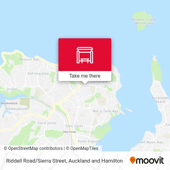 Riddell Road/Sierra Street map