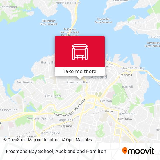 Freemans Bay School地图