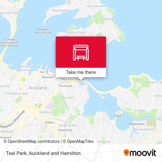 Teal Park map