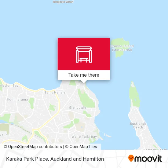 Karaka Park Place map