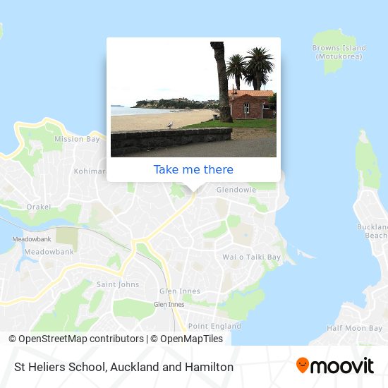 St Heliers Auckland Map How To Get To St Heliers School By Bus, Train Or Ferry?