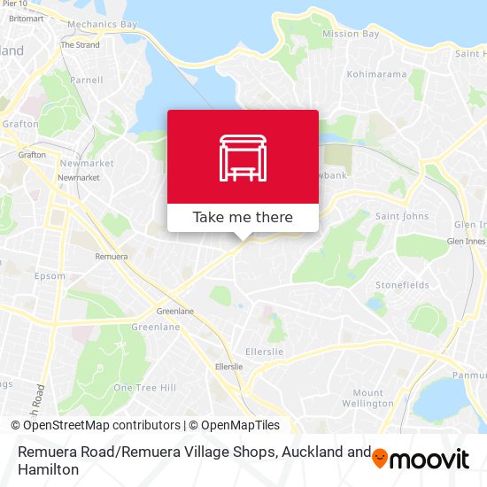 Remuera Road / Remuera Village Shops map