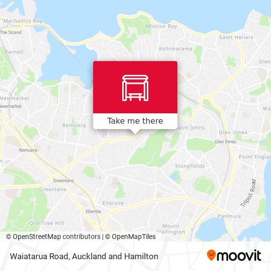 Waiatarua Road map