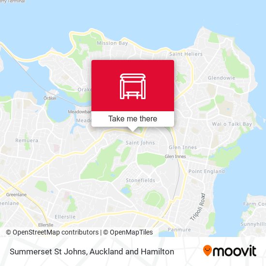 Summerset St Johns map