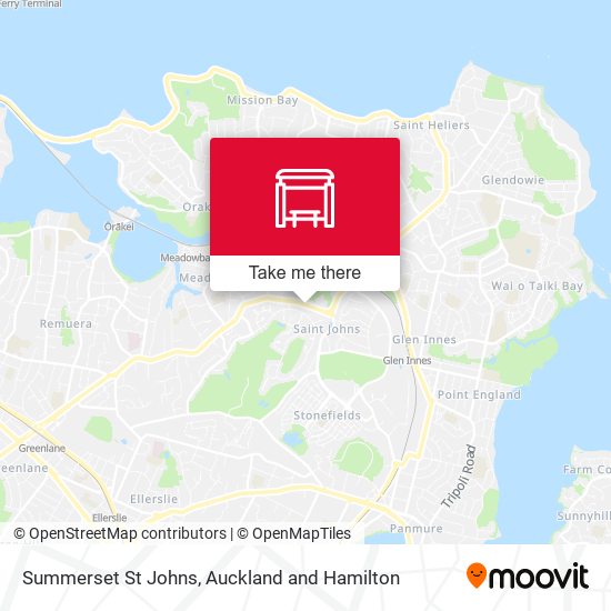 Summerset St Johns map