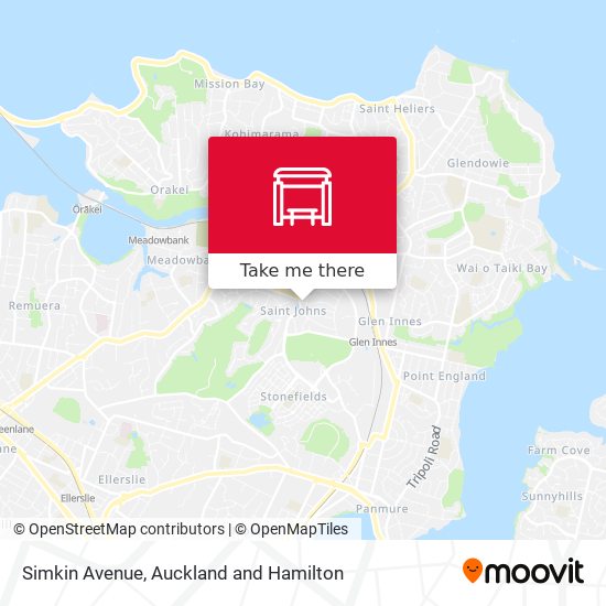 Simkin Avenue map