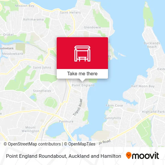 Point England Roundabout map