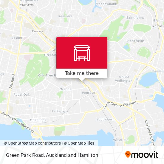 Green Park Road map