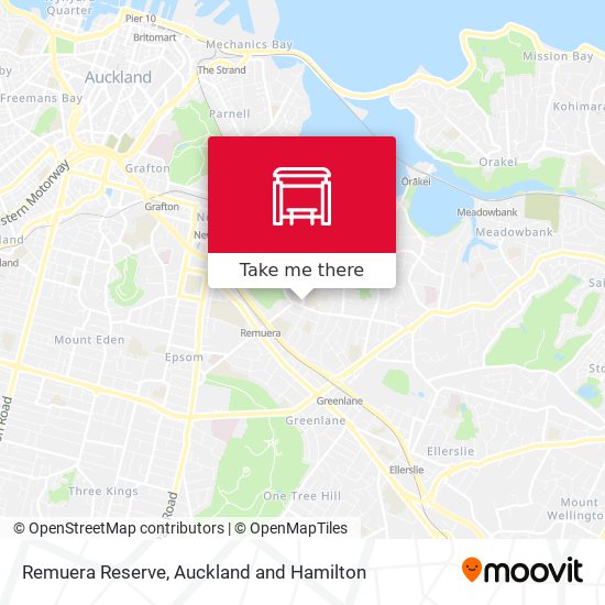 Remuera Reserve map