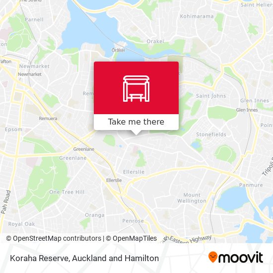 Koraha Reserve map