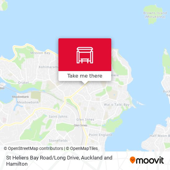 St Heliers Bay Road/Long Drive map