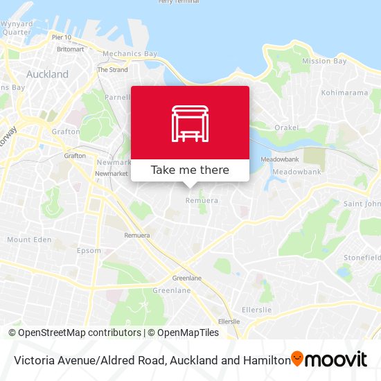 Victoria Avenue/Aldred Road map