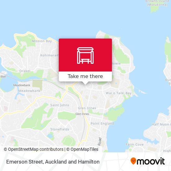 Emerson Street map