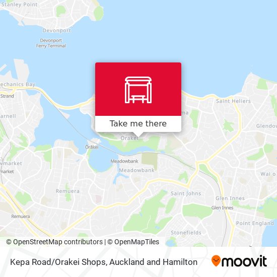Kepa Road/Orakei Shops map