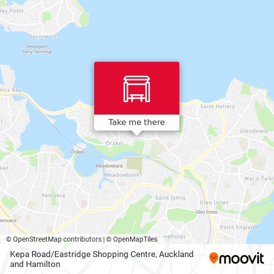 Kepa Road / Eastridge Shopping Centre map