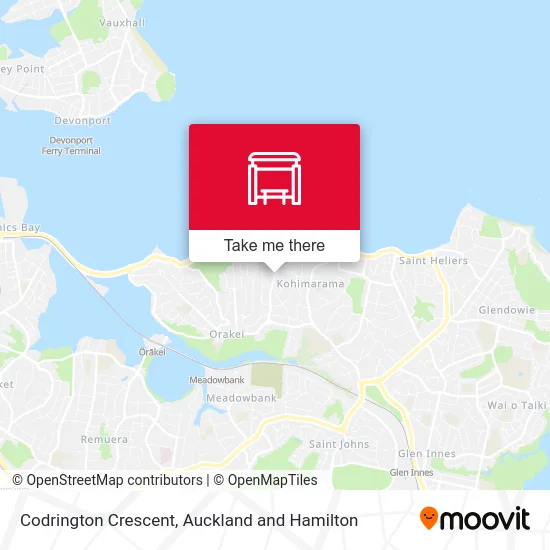Codrington Crescent map