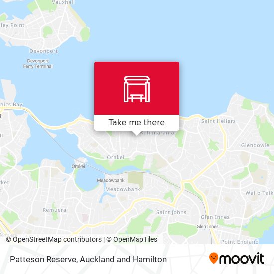 Patteson Reserve map
