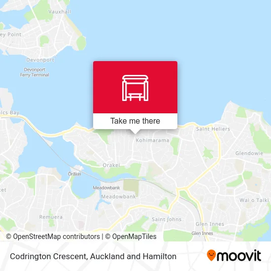 Codrington Crescent map
