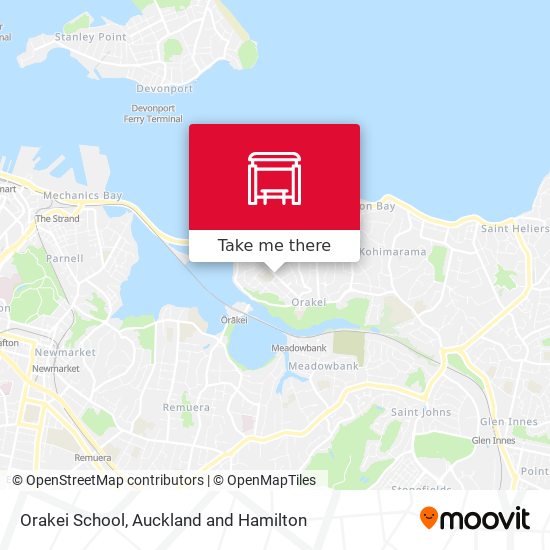 Orakei School地图