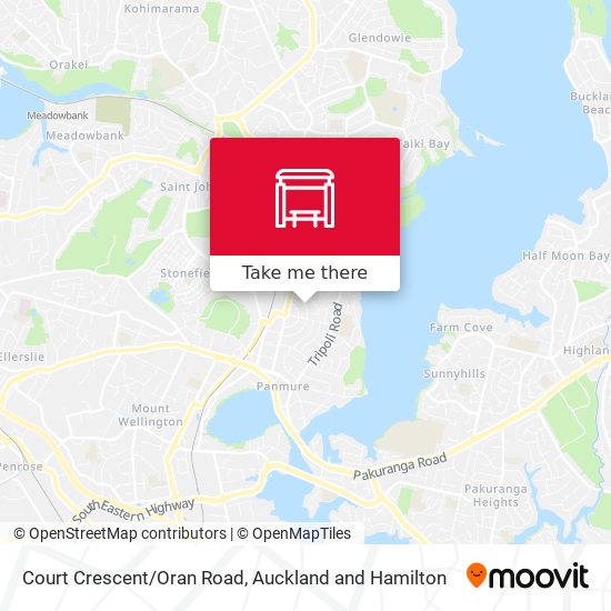 Court Crescent/Oran Road map