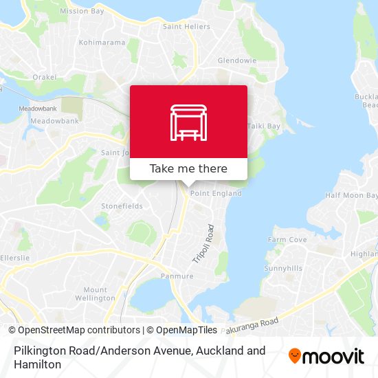 Pilkington Road / Anderson Avenue map